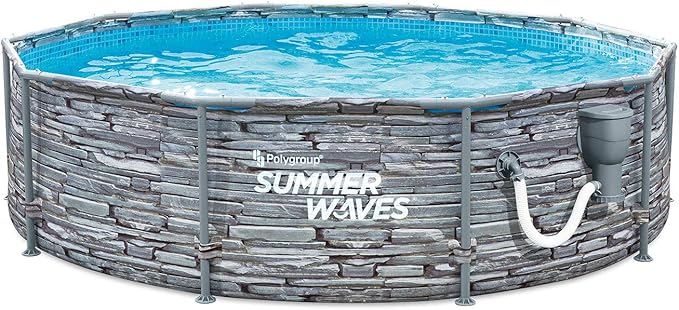 12ft Round Set with Pump and Patch by Summer Waves